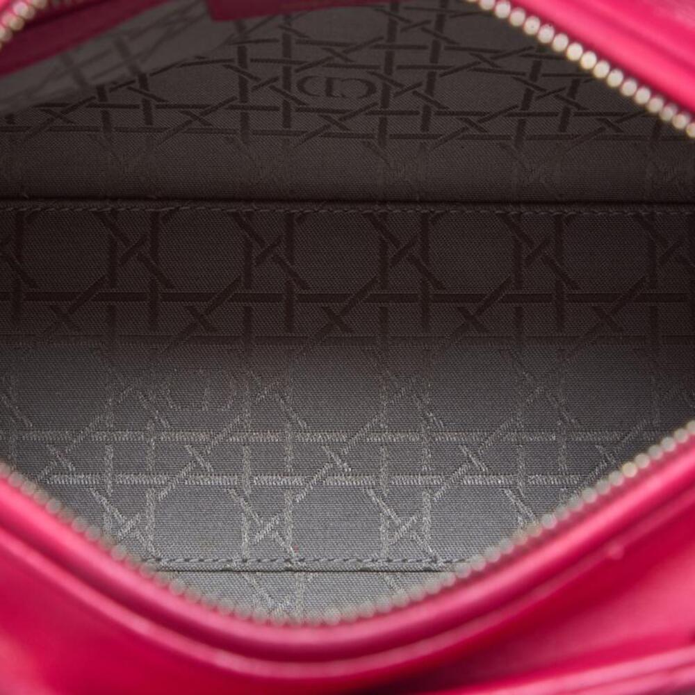 Dior Lady Cannage Handbag Pink Lambskin - Picture 8 of 8